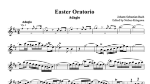 Adagio from Easter Oratorio 　復活祭オラトリオよりアダージョ