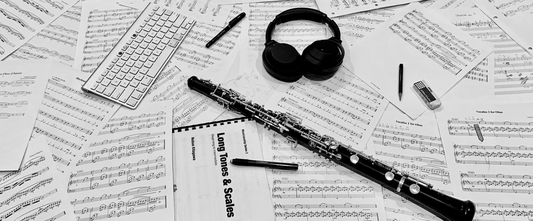 Chromatic Scale Exercise for Flute (sheet music) フルートの為の半音階練習曲（楽譜） NK