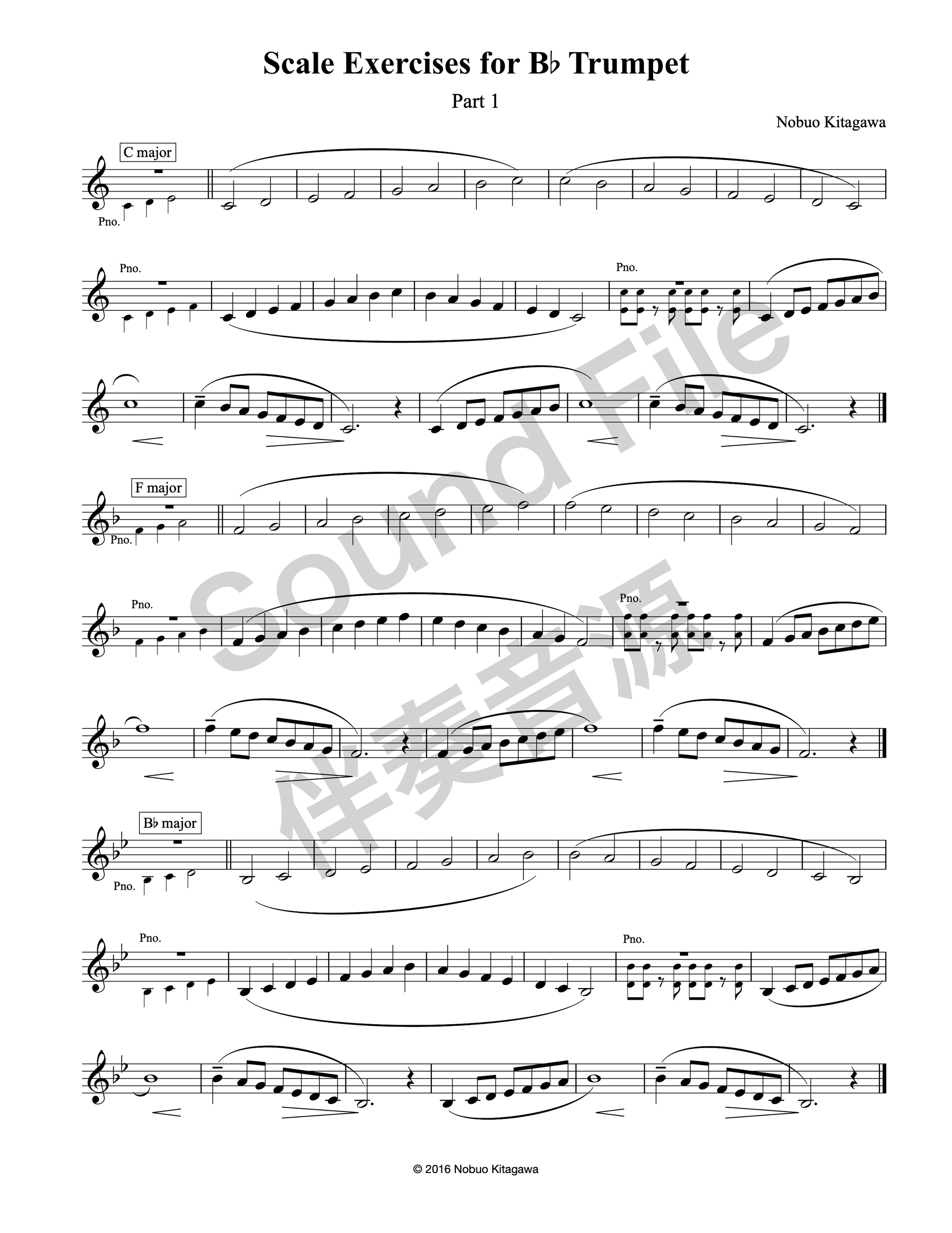 ScaleExercisesforBbTrumpet_sf_